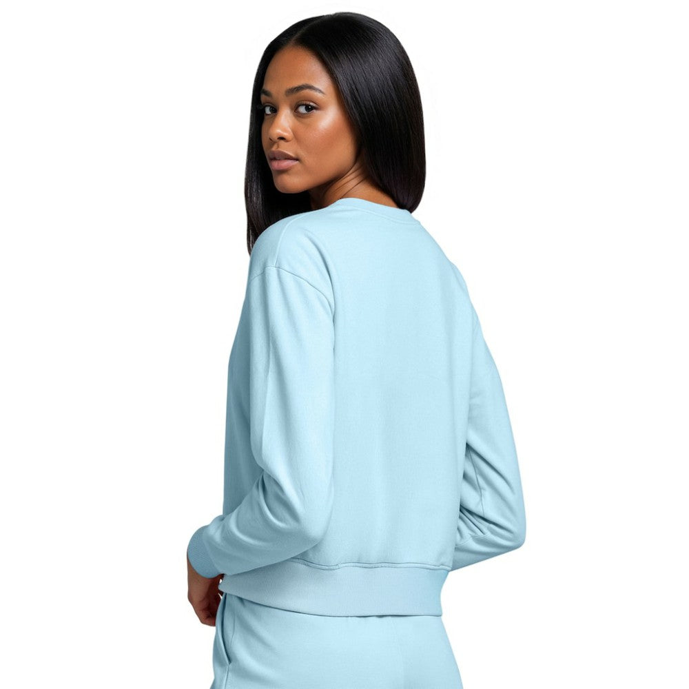 Toronto Maple Leafs Concepts Sport Women's Tonal Pullover Tri-Blend Sweatshirt - Light Blue Sweatshirts