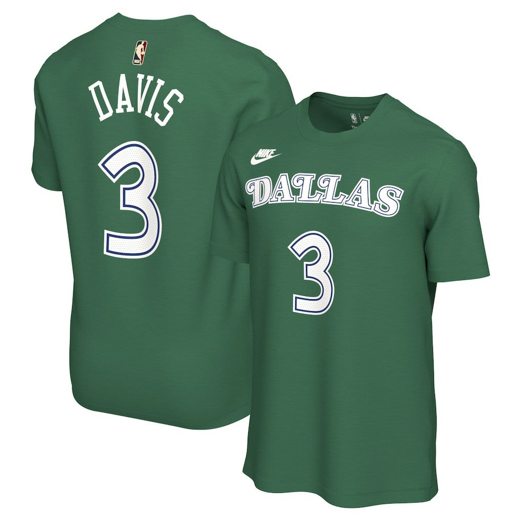 Anthony Davis Dallas Mavericks Unisex Name & Number T-Shirt sale - Classic Editi- Green cheap