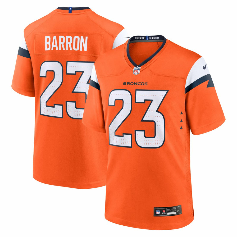 Jahdae Barron Denver Broncos 2025 NFL Draft First Round Pick Game Jersey - Orange outlet