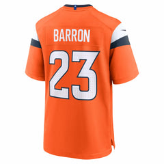 Jahdae Barron Denver Broncos 2025 NFL Draft First Round Pick Game Jersey - Orange outlet
