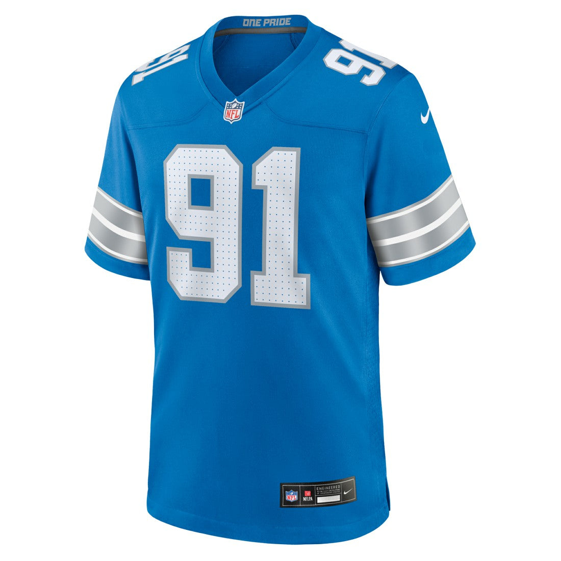 Tyleik Williams Detroit Lions 2025 NFL Draft First Round Pick Game Jersey - Blue discount