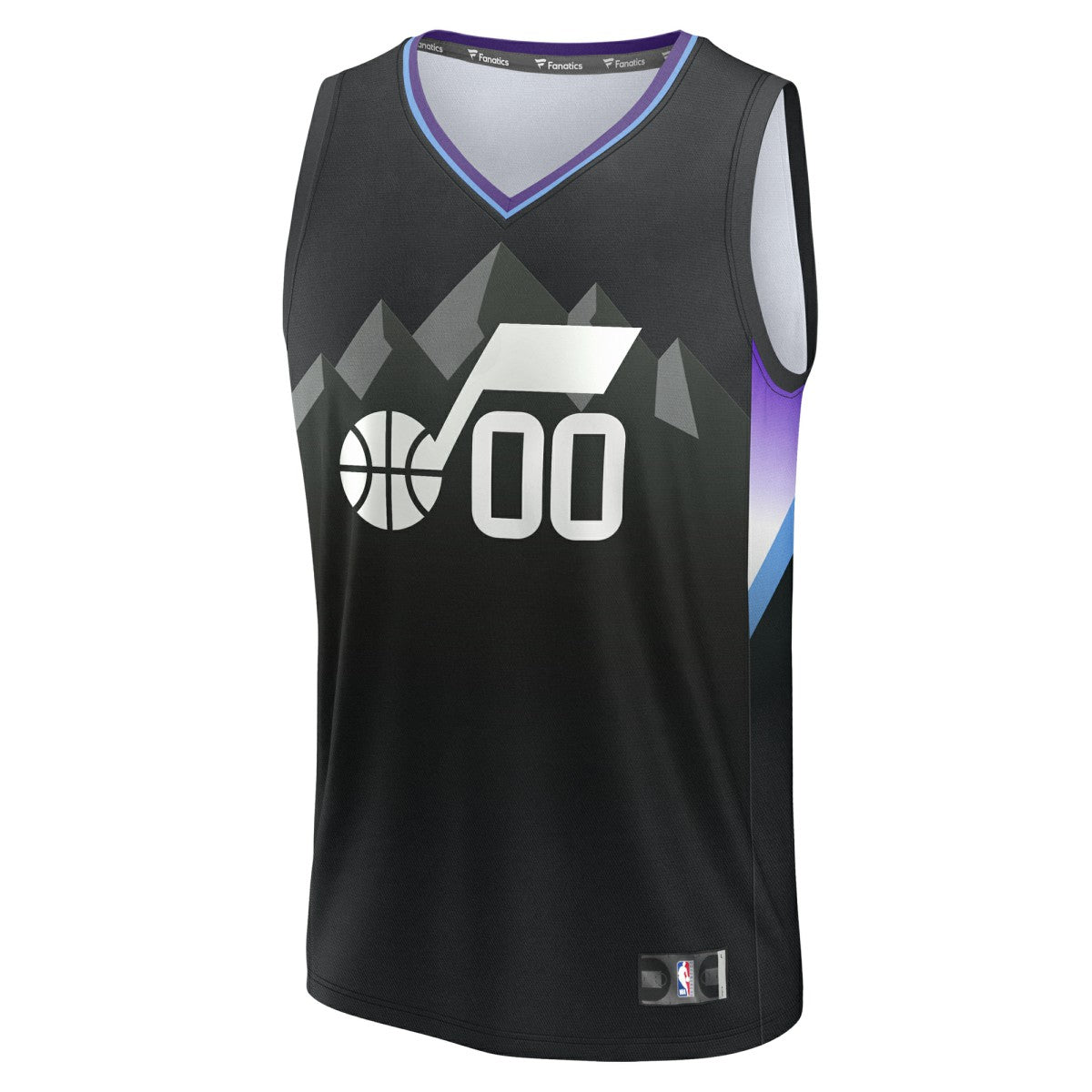 Utah Jazz Fast Break Custom Jersey - Statement Edition - Black shop