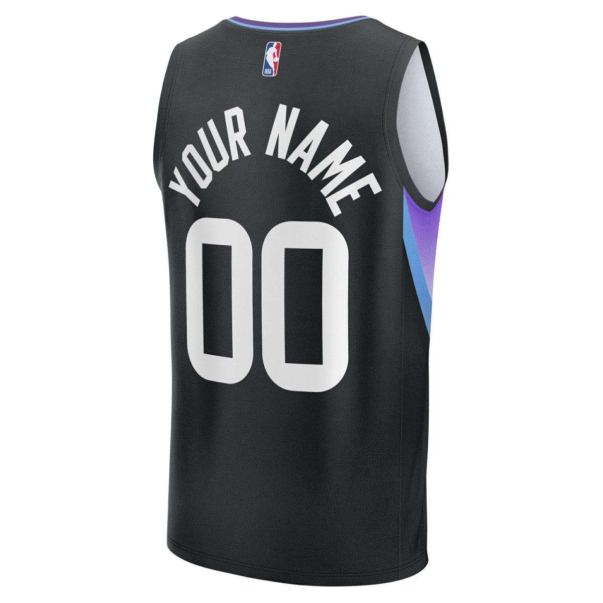 Utah Jazz Fast Break Custom Jersey - Statement Edition - Black shop