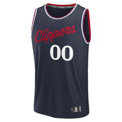 LA Clippers Fast Break Custom Jersey - Icon Edition - Navy cheap