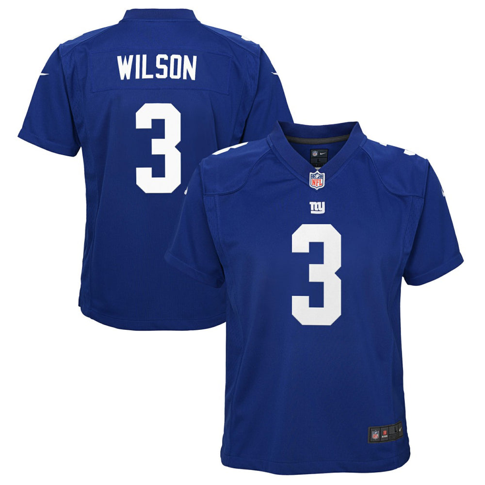 Russell Wilson New York Giants Youth Game Jersey - Royal for sale