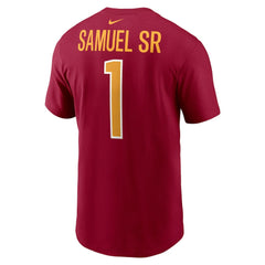 Deebo Samuel Sr Washington Commanders Name & Number T-Shirt - Burgundy cheap