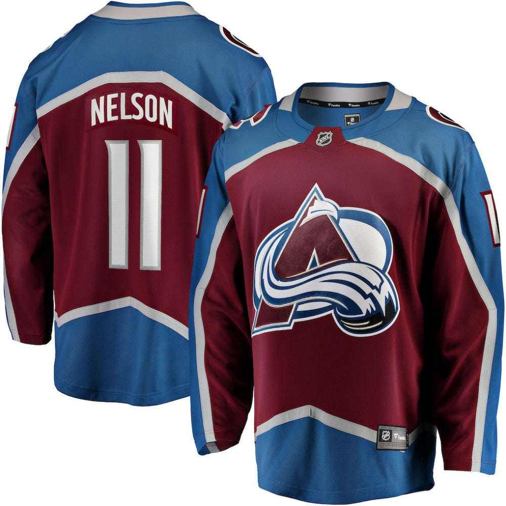 Brock Nelson Colorado Avalanche Fanatics Home Breakaway Jersey - Burgundy Jerseys