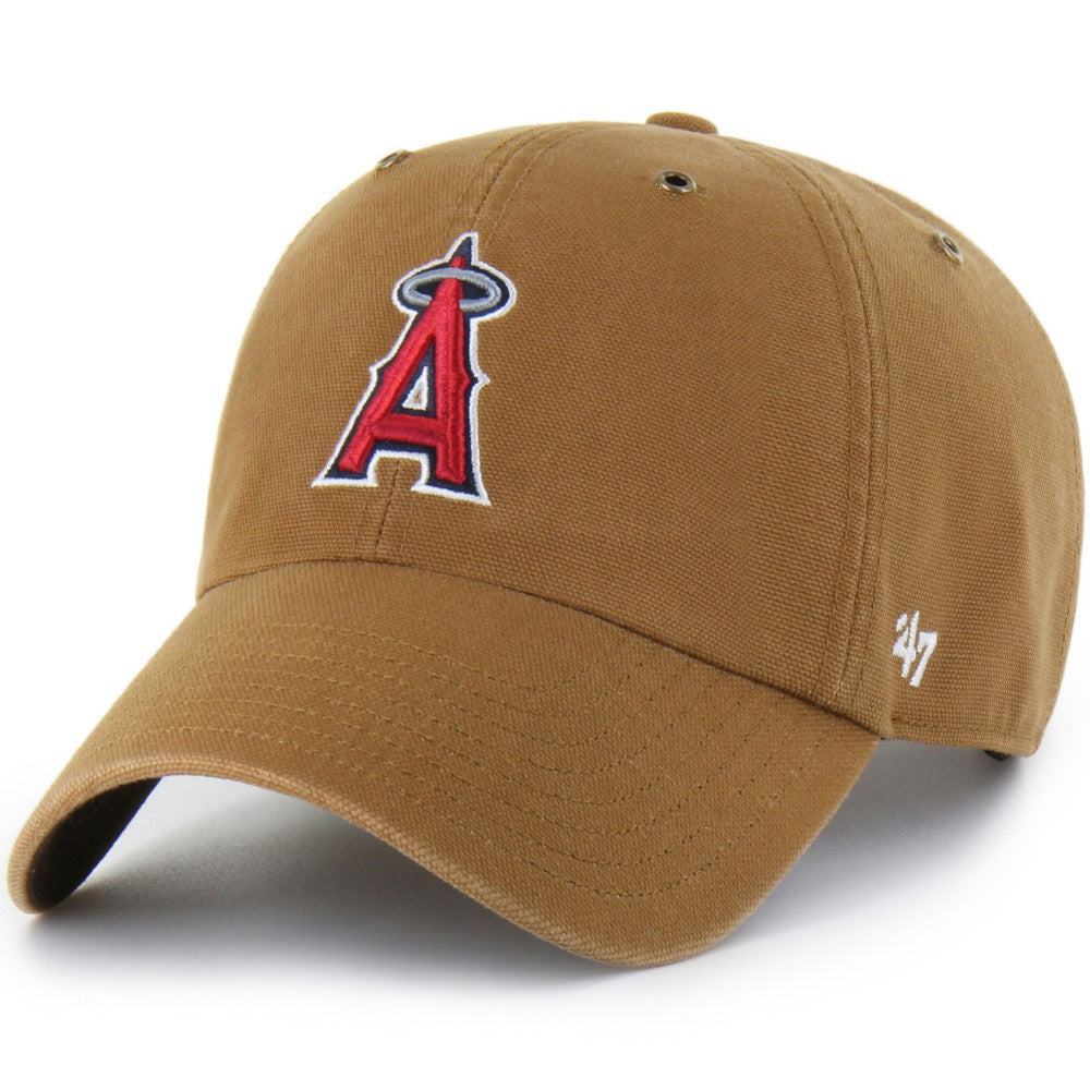 Los Angeles Angels Carhartt x Clean Up Adjustable Hat Brown