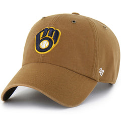 Milwaukee Brewers Carhartt x Clean Up Adjustable Hat Brown