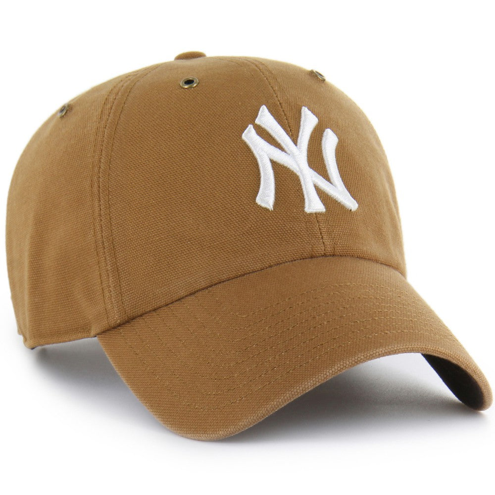 New York Yankees Carhartt x Clean Up Adjustable Hat Brown