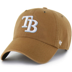 Tampa Bay Rays Carhartt x Clean Up Adjustable Hat Brown