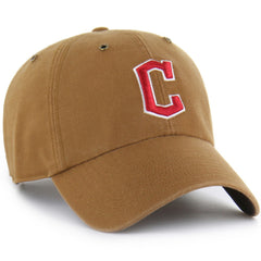 Cleveland Guardians Carhartt x Clean Up Adjustable Hat Brown