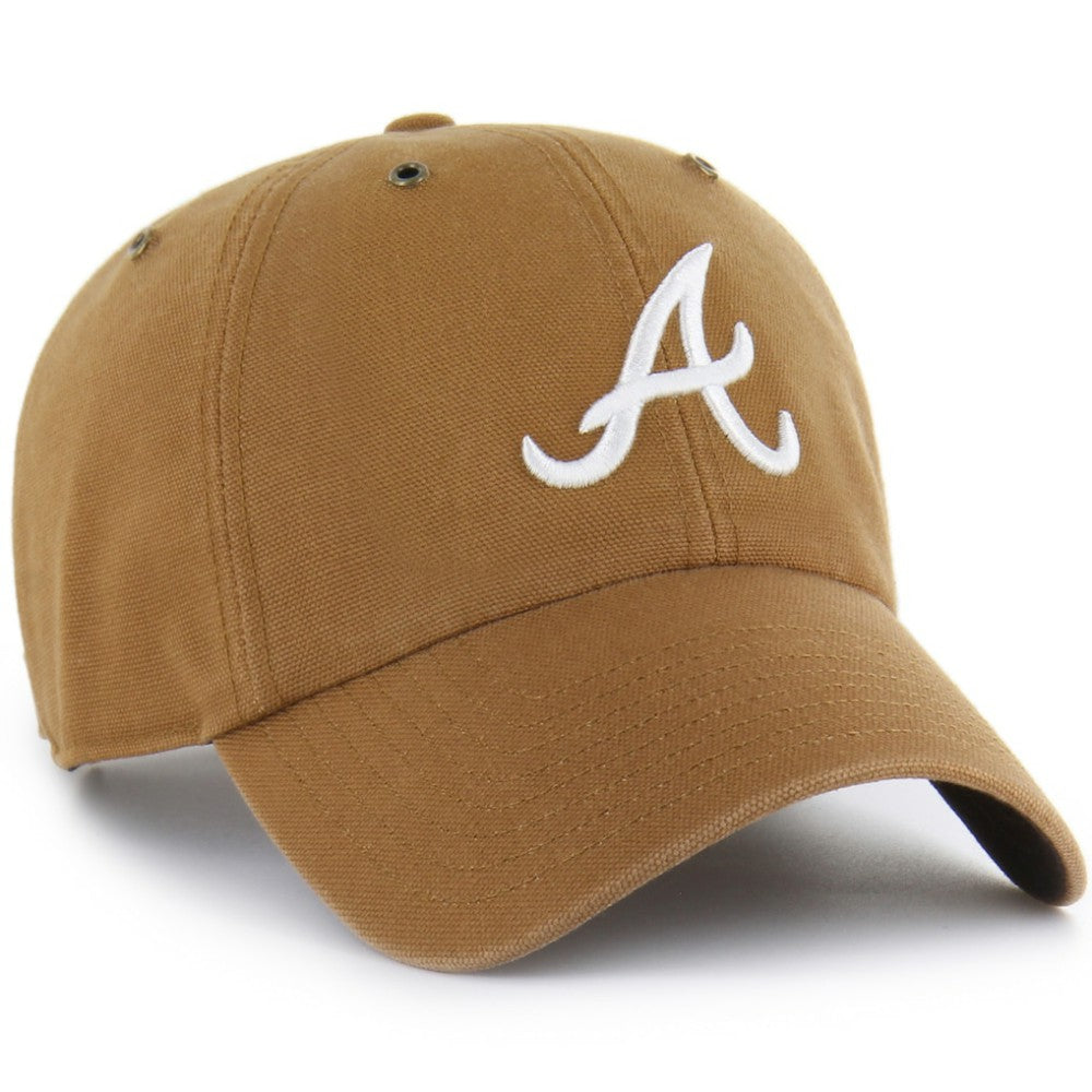Atlanta Braves Carhartt x Clean Up Adjustable Hat Brown