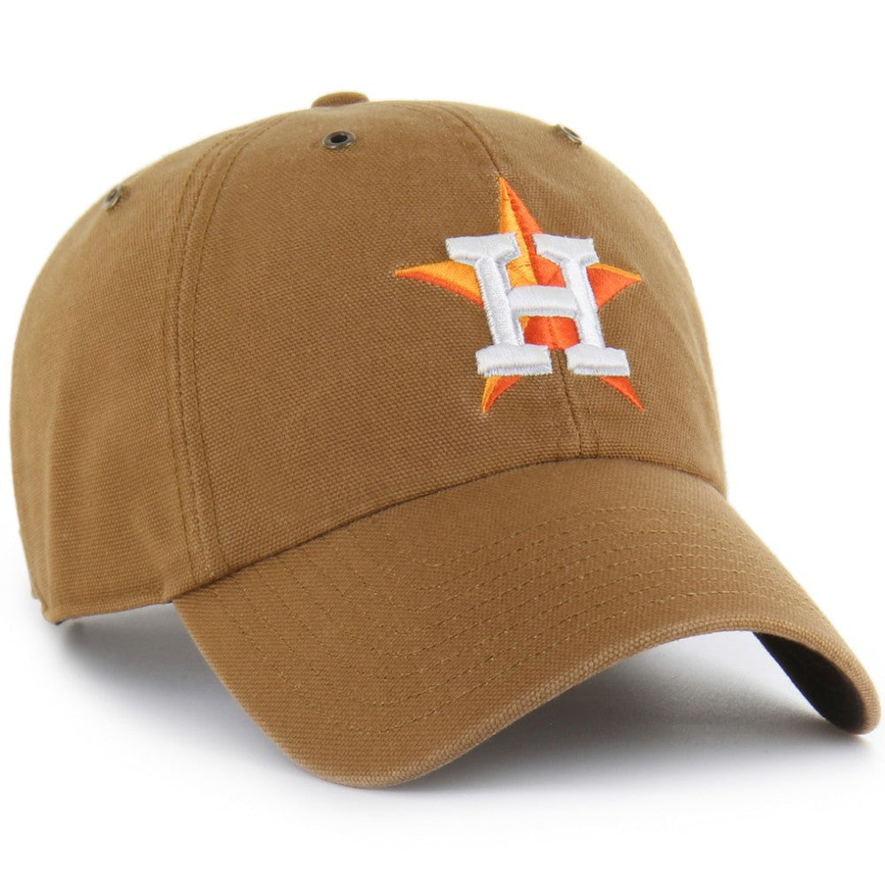 Houston Astros Carhartt x Clean Up Adjustable Hat Brown