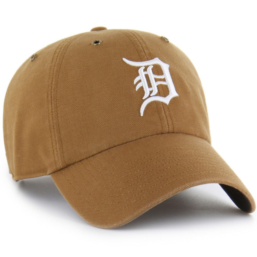 Detroit Tigers Carhartt x Clean Up Adjustable Hat Brown