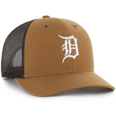 Detroit Tigers Carhartt x Trucker Adjustable Hat Brown