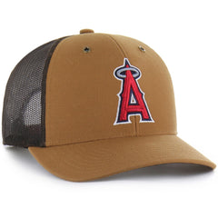 Los Angeles Angels Carhartt x Trucker Adjustable Hat Brown