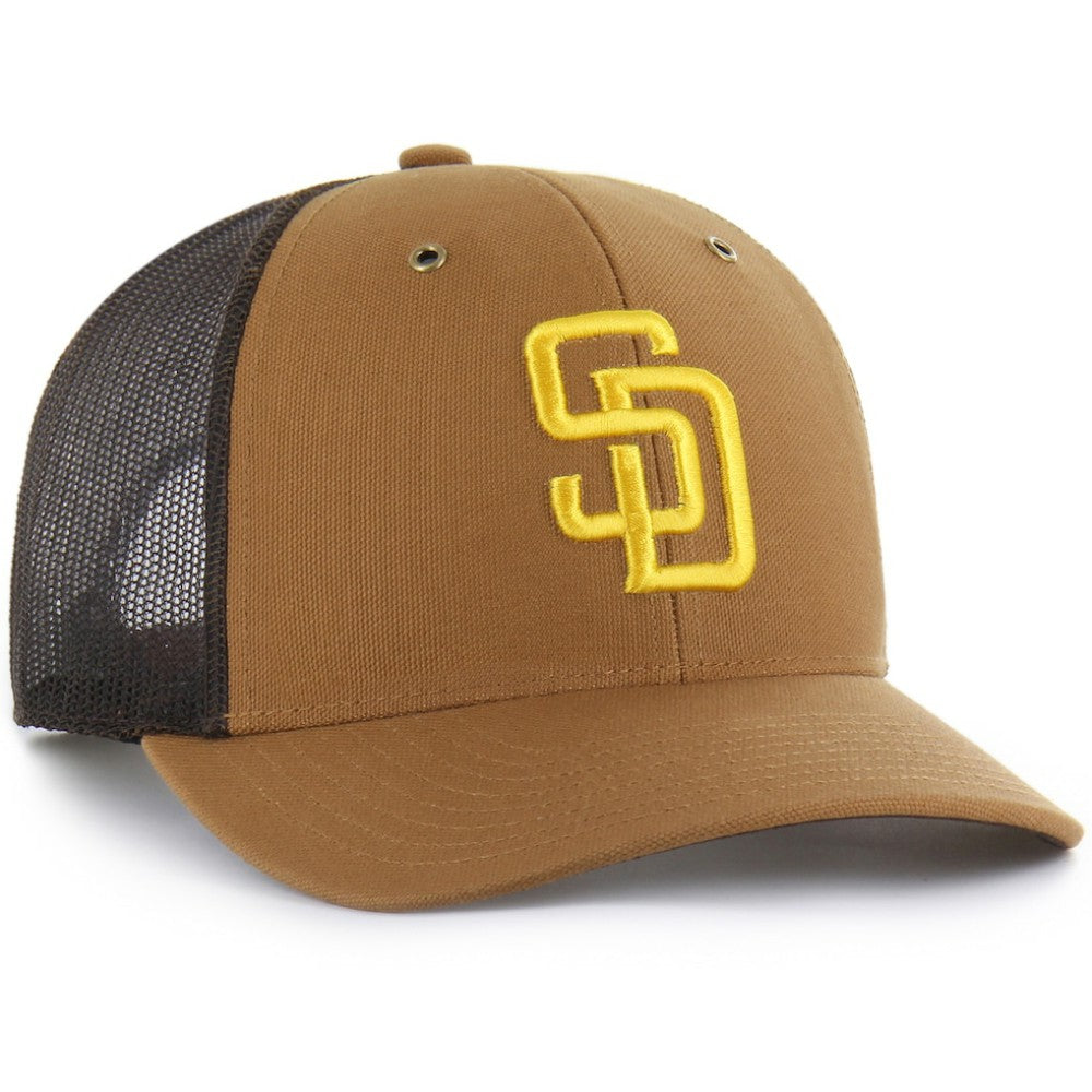 San Diego Padres Carhartt x Trucker Adjustable Hat Brown
