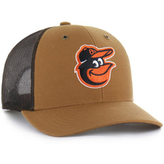 Baltimore Orioles Carhartt x Trucker Adjustable Hat Brown