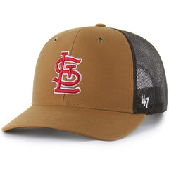 St. Louis Cardinals Carhartt x Trucker Adjustable Hat Brown