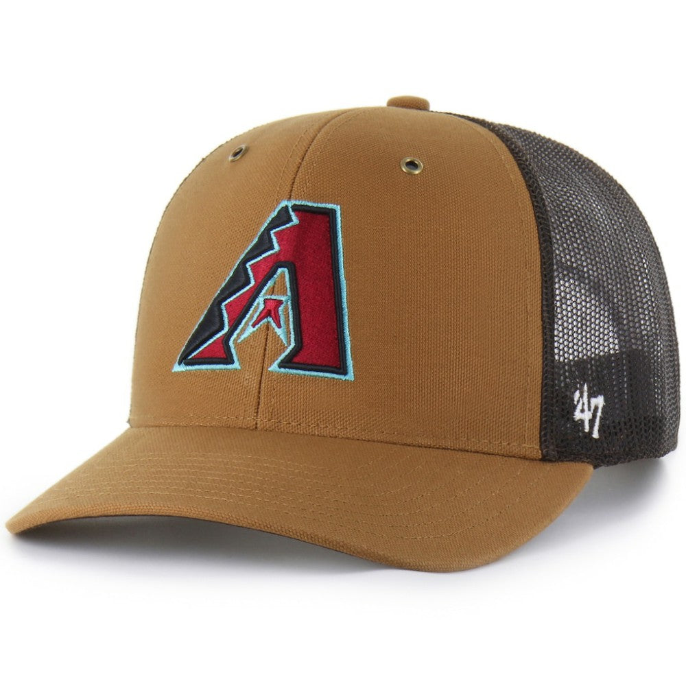 Arizona Diamondbacks Carhartt x Trucker Adjustable Hat Brown