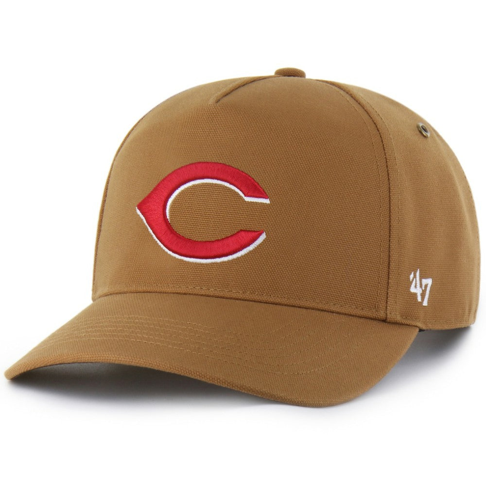 Cincinnati Reds Carhartt x Hitch Adjustable Hat Brown