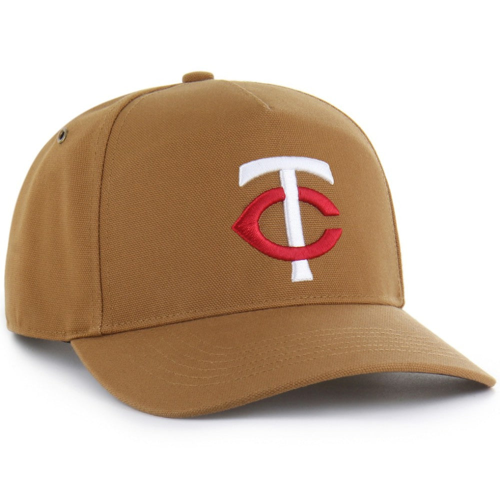 Minnesota Twins Carhartt x Hitch Adjustable Hat Brown