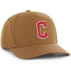 Cleveland Guardians Carhartt x Hitch Adjustable Hat Brown