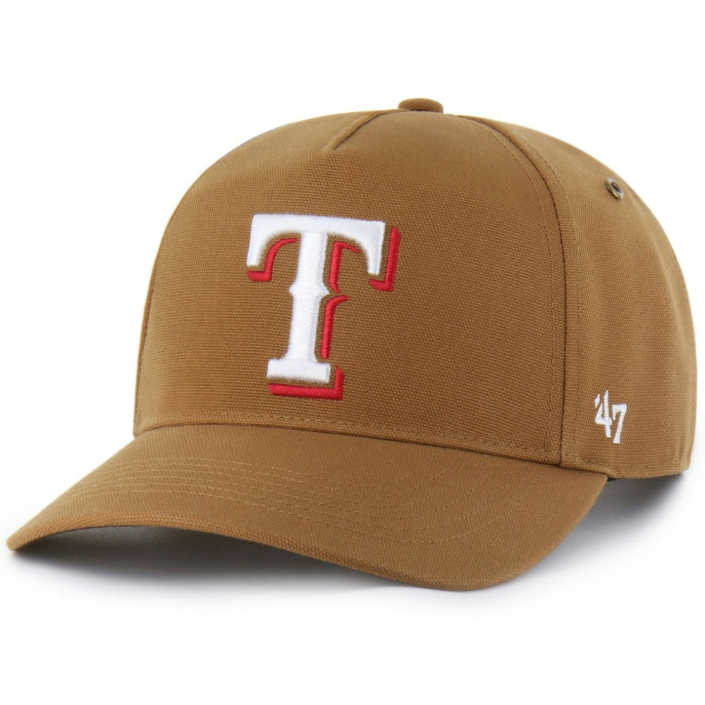 Texas Rangers Carhartt x Hitch Adjustable Hat Brown