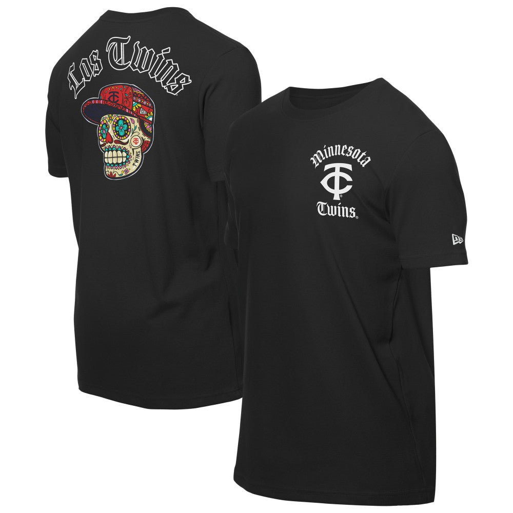 Minnesota Twins Sugar Skulls T-Shirt Black
