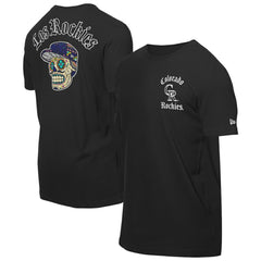 Colorado Rockies Sugar Skulls T-Shirt Black