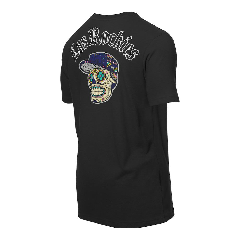 Colorado Rockies Sugar Skulls T-Shirt Black