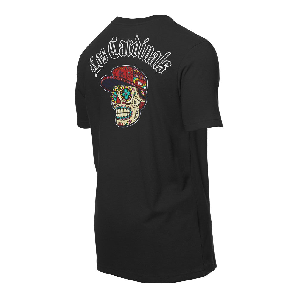 St. Louis Cardinals Sugar Skulls T-Shirt Black