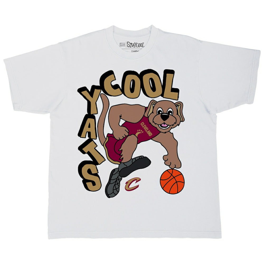 Cleveland Cavaliers Stadium Essentials NBA x Staycool Mascot Oversized T-Shirt sale - White shop