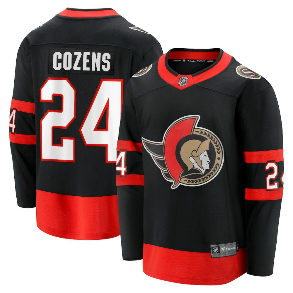 Dylan Cozens Ottawa Senators Fanatics Home Breakaway Jersey - Black Jerseys