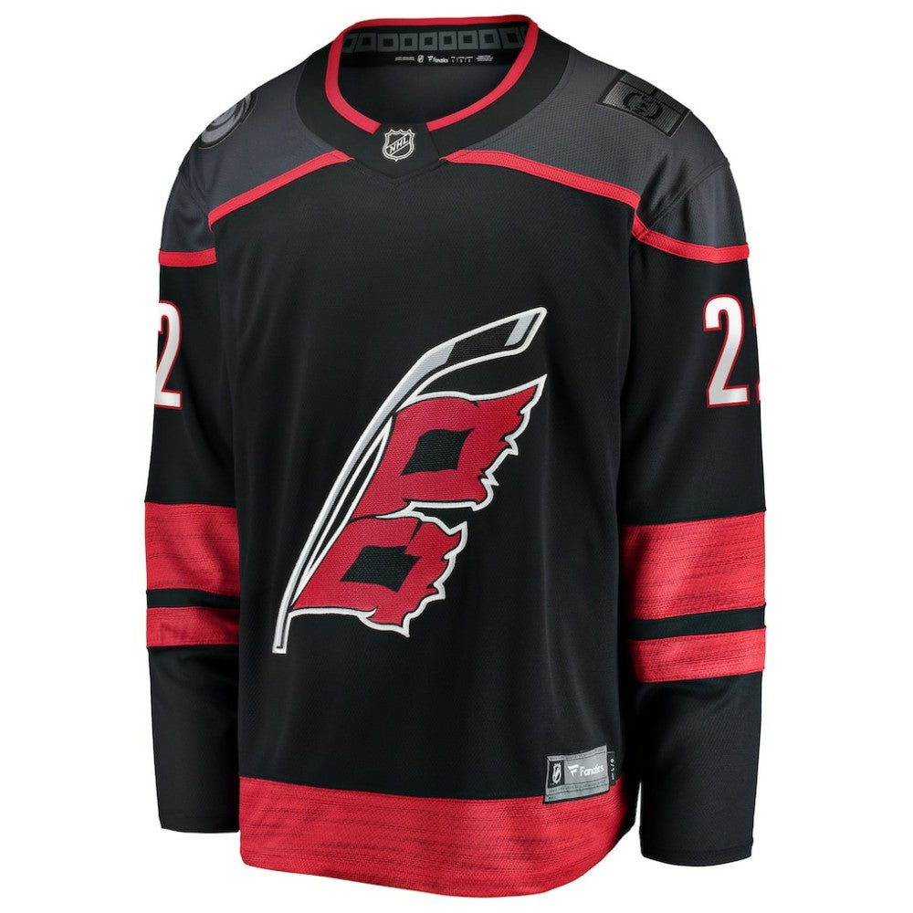 Logan Stankoven Carolina Hurricanes Fanatics Home Breakaway Jersey - Black Jerseys