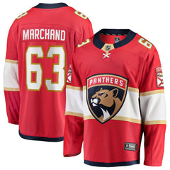 Brad Marchand Florida Panthers Fanatics Home Breakaway Jersey - Red Jerseys