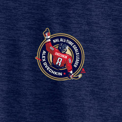 Alexander Ovechkin Washington Capitals Fanatics NHL All-Time Leading Goal Scorer GR8 895 Quarter-Zip Top - Navy Tops
