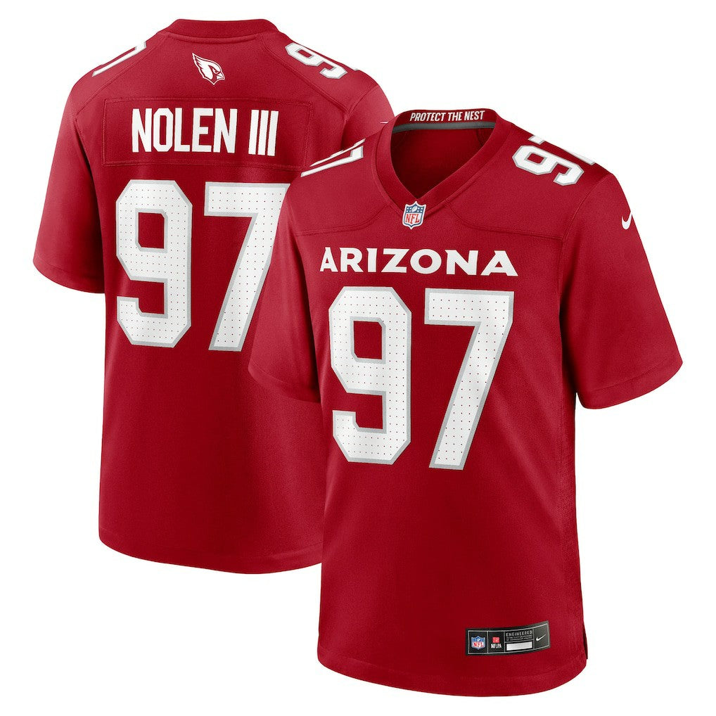 Walter Nolen Arizona Cardinals 2025 NFL Draft First Round Pick Game Jersey - Cardinal discount
