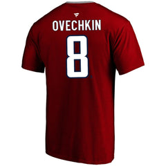 Alexander Ovechkin Washington Capitals Fanatics Women's Plus Size Name & Number Scoop Neck T-Shirt - Red T-shirts