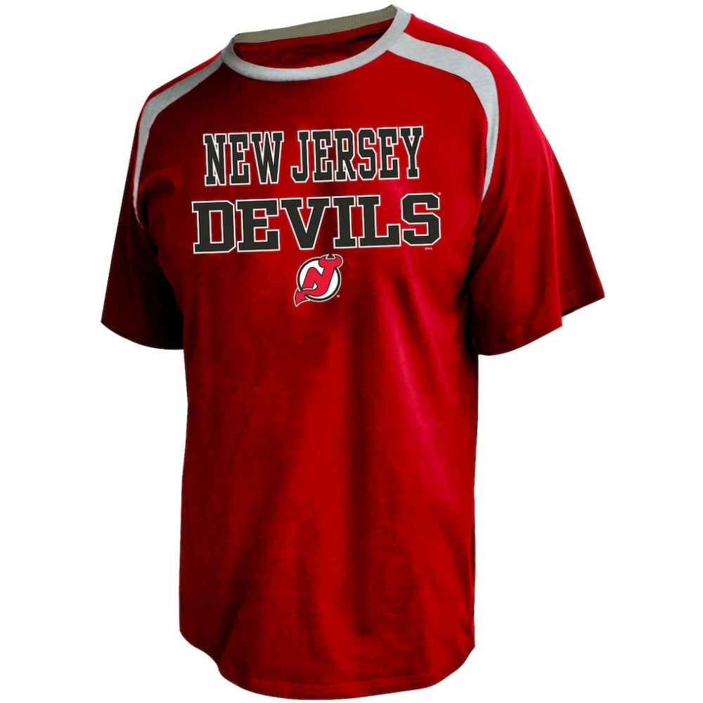 Jack Hughes New Jersey Devils Profile Big & Tall Name & Number T-Shirt - Red T-shirts