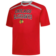 Connor Bedard Chicago Blackhawks Profile Big & Tall Name & Number T-Shirt - Red T-shirts