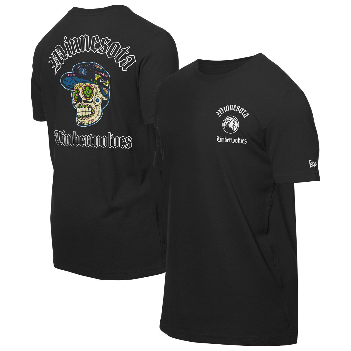 Minnesota Timberwolves Sugar Skulls T-Shirt - Black online