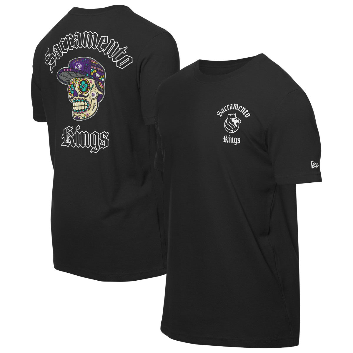 Sacramento Kings Sugar Skulls T-Shirt - Black sale