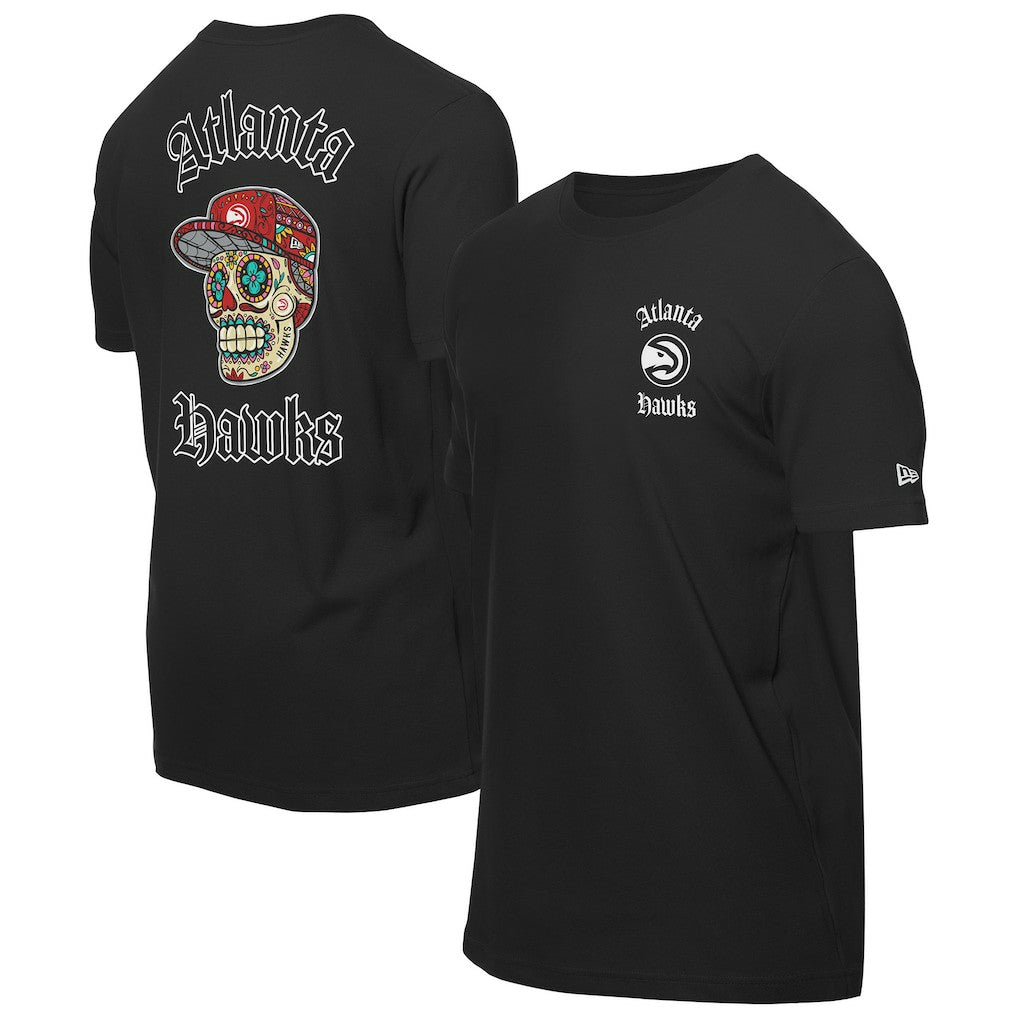 Atlanta Hawks Sugar Skulls T-Shirt - Black sale