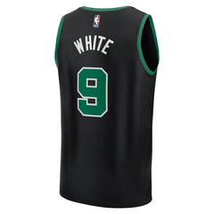 Derrick White Boston Celtics Fast Break Replica Player Jersey - Statement Edition - Black for sale