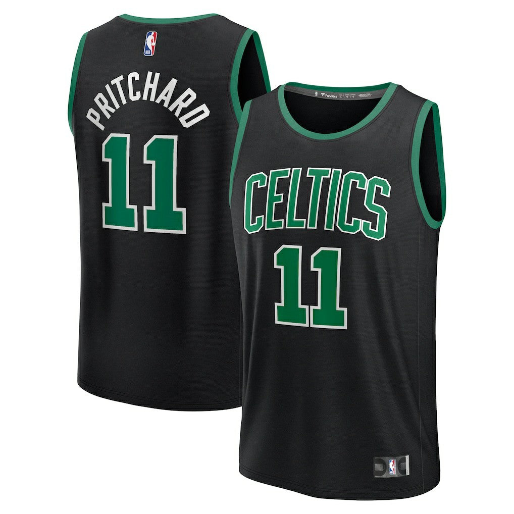 Payton Pritchard Boston Celtics Fast Break Replica Player Jersey - Statement Edition - Black cheap