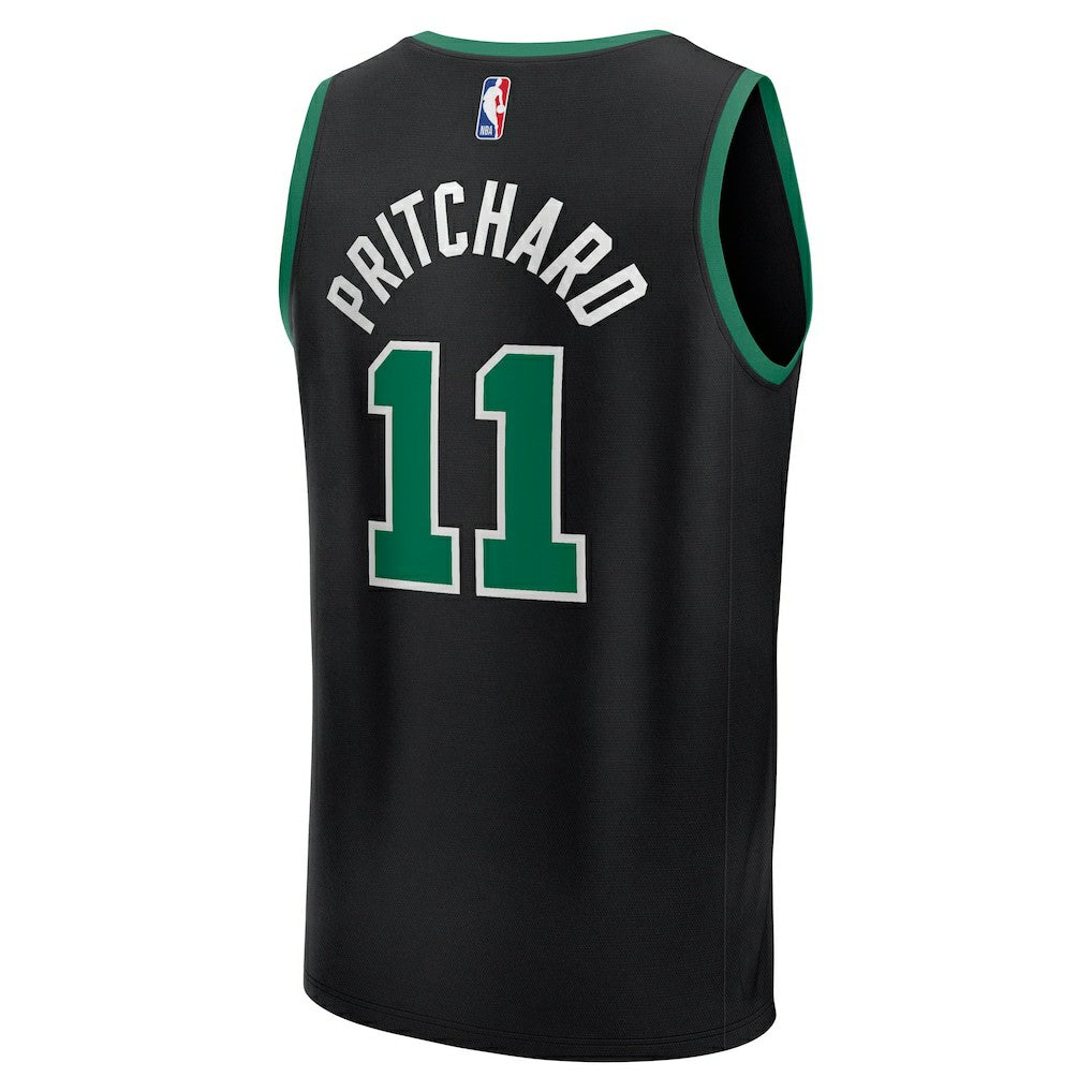 Payton Pritchard Boston Celtics Fast Break Replica Player Jersey - Statement Edition - Black cheap