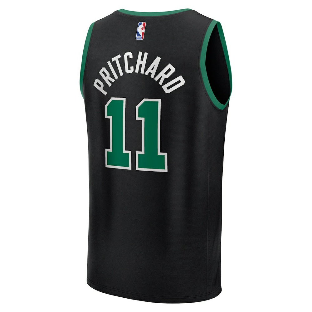 Payton Pritchard Boston Celtics Fast Break Replica Player Jersey - Statement Edition - Black cheap