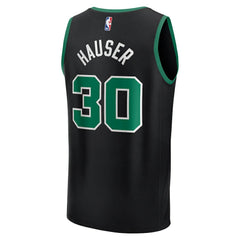 Sam Hauser Boston Celtics Fast Break Replica Player Jersey - Statement Edition - Black discount